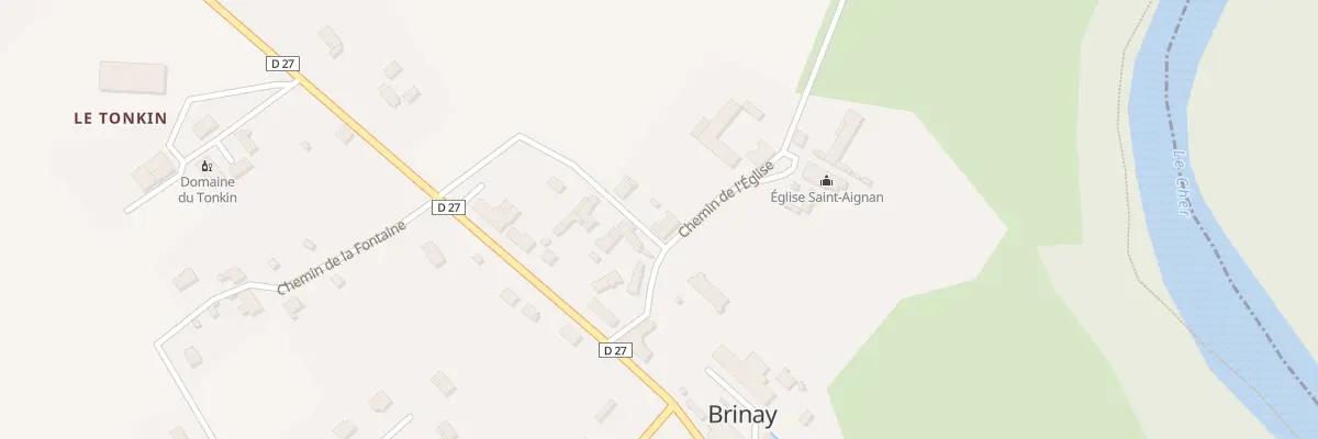 Plan du 32 Che de la Fontaine à Brinay