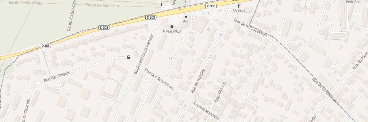 Plan du 2 Rue du Haut de la Girouette au Mesnil-le-Roi