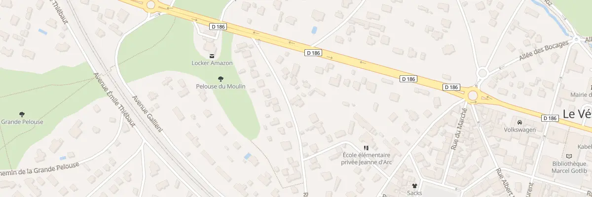 Plan du 20 Rue Pasteur au Vésinet