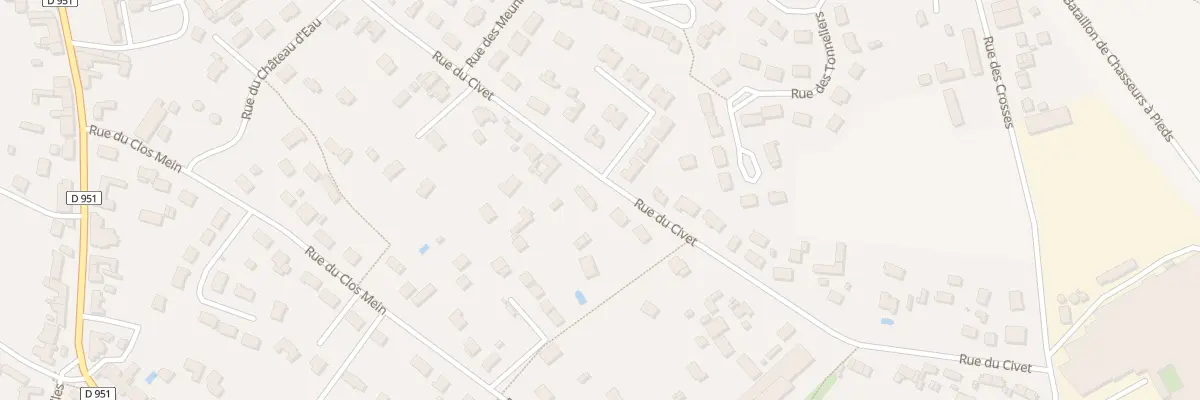 Plan du 38 Rue du Civet à Jargeau