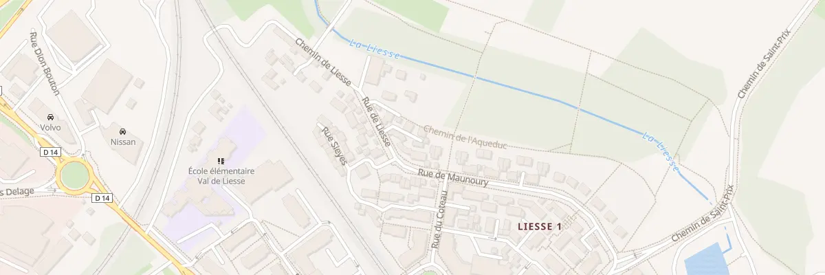 Plan du 5 Rue de Maunoury à Saint-Ouen-l’Aumône