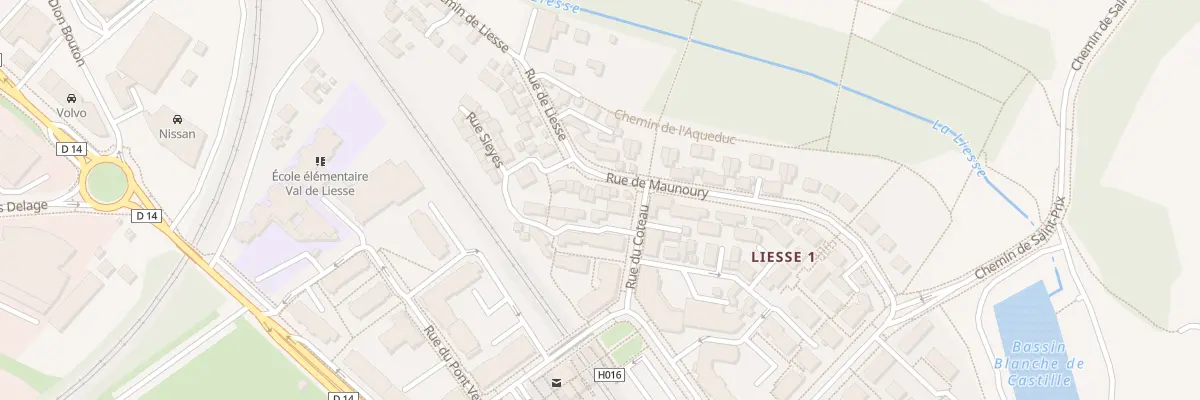 Plan du 38 Rue de Maunoury à Saint-Ouen-l’Aumône