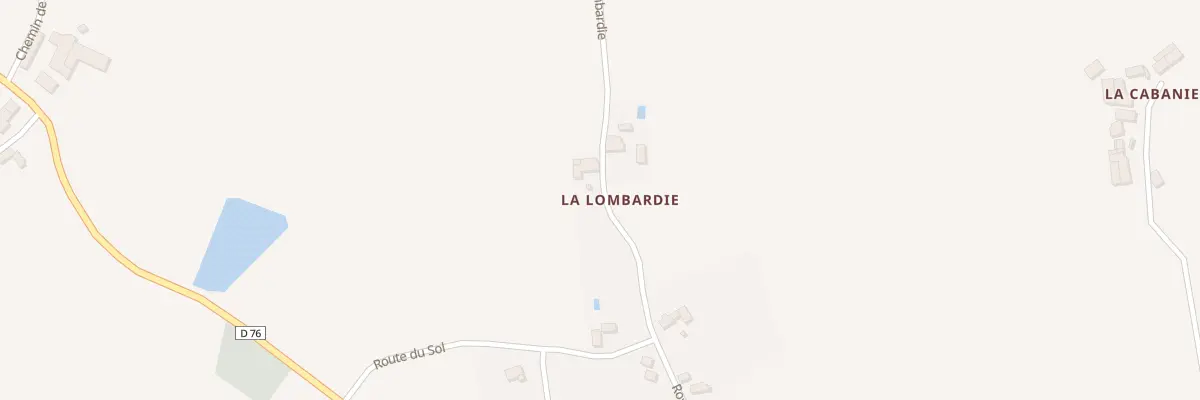 Plan du 5047 La Lombardie à Drulhe