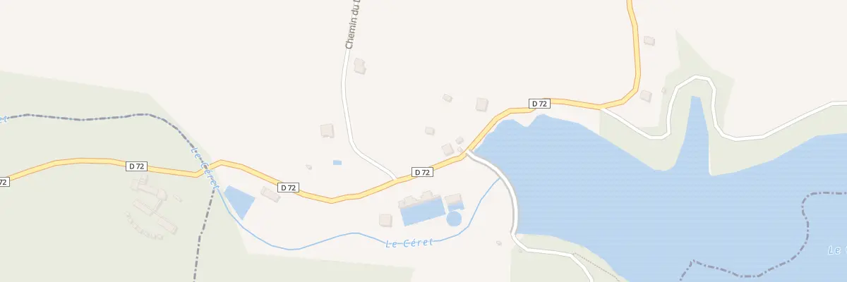 Plan du 5217 Le Barrage à Trévien
