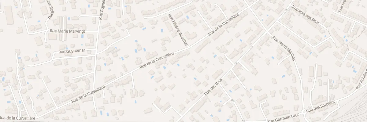 Plan du 59 Rue de la Curveillère à Albi