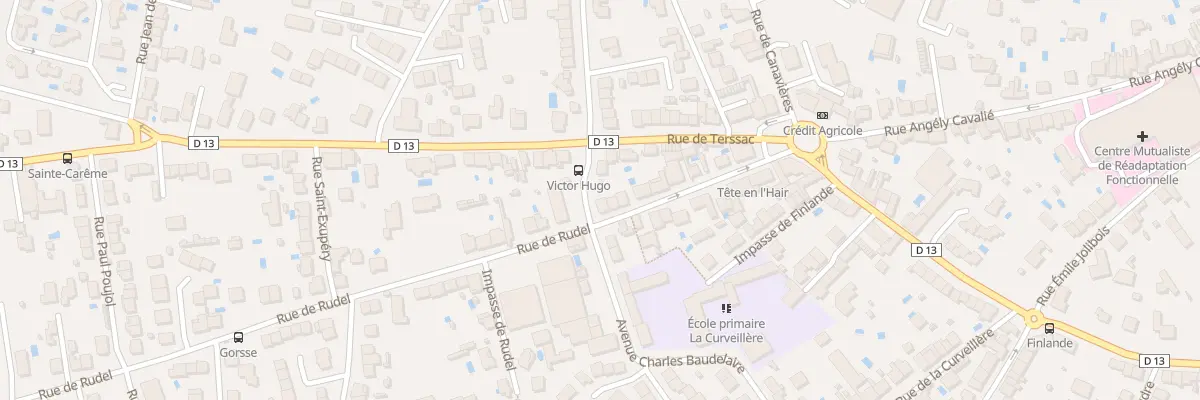 Plan du 18 Rue de Rudel à Albi