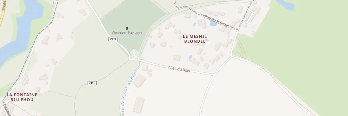 Plan du 3 All du Bois à Saint-Aubin