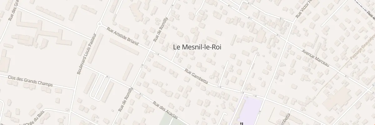 Plan du 80 Rue Gambetta au Mesnil-le-Roi
