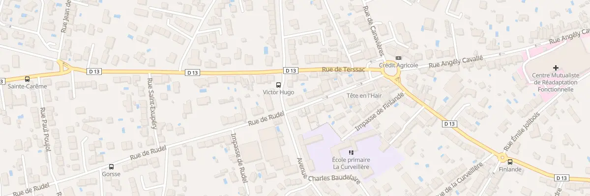 Plan du 16 Rue de Rudel à Albi