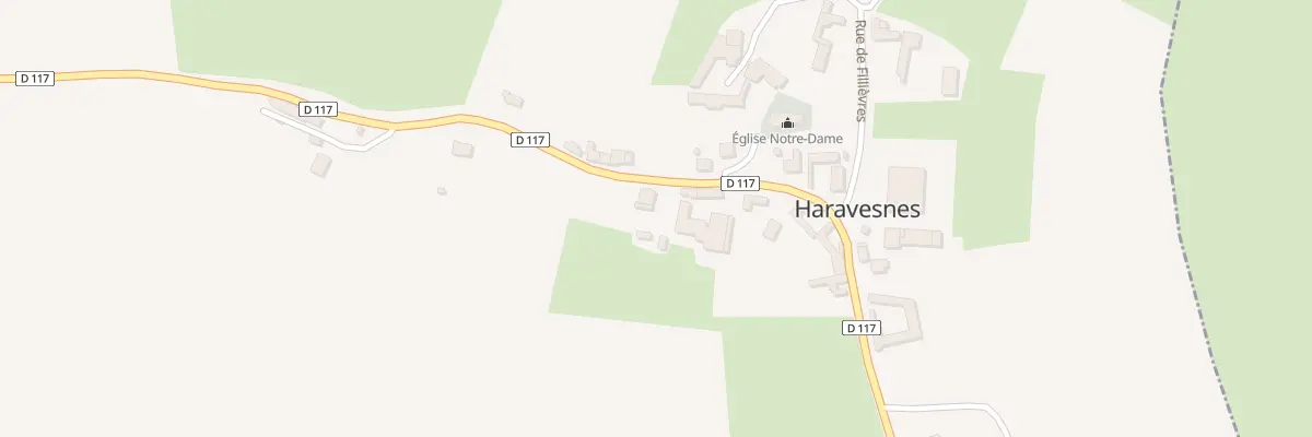 Plan du 6 Rue de Quoeux à Haravesnes