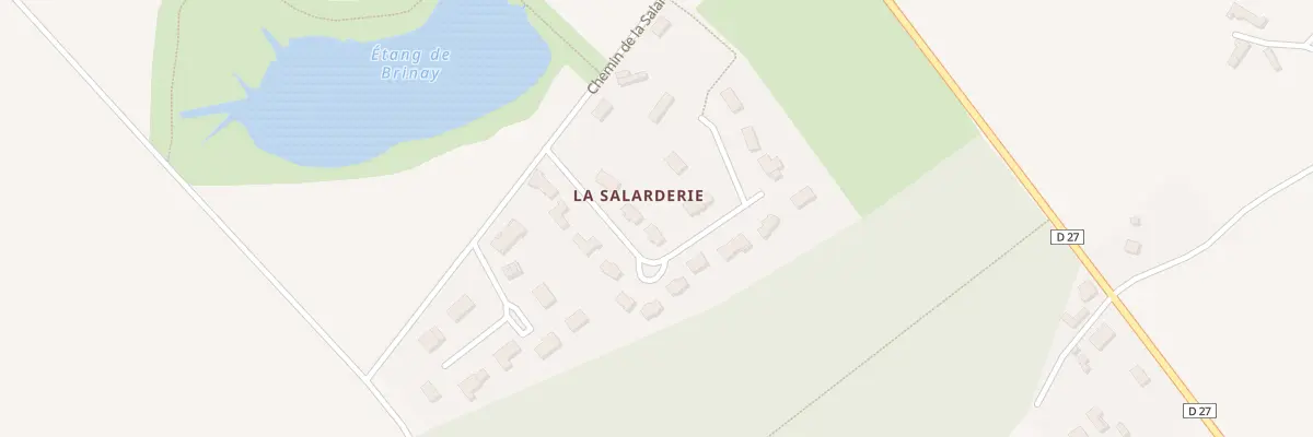 Plan du 13 Che de la Salarderie à Brinay