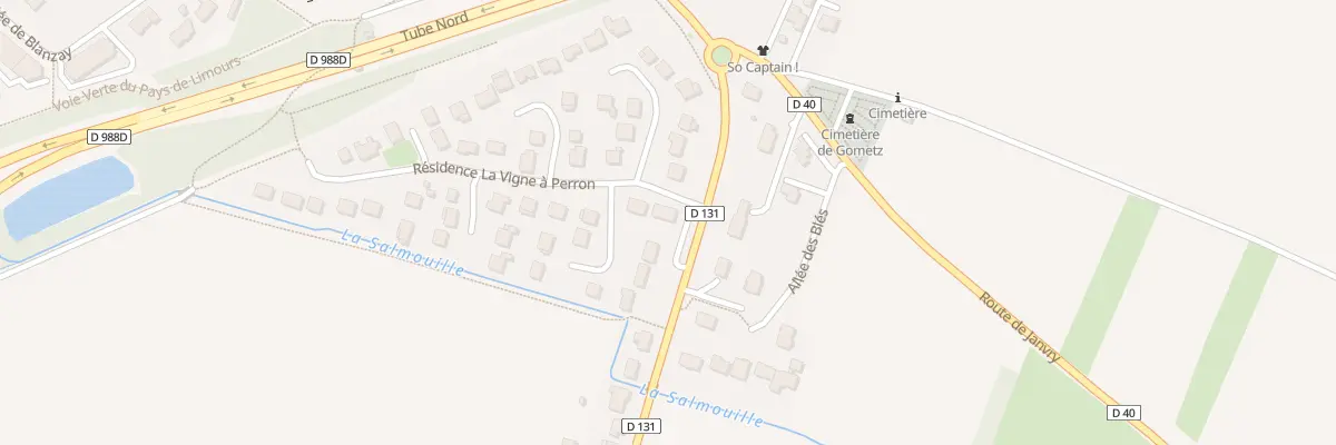 Plan du 1 La Vigne a Perron à Gometz-la-Ville