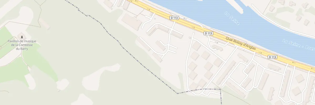 Plan du 73 Quai Boissy d’Anglas à Bougival