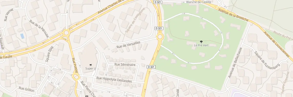 Plan du 165 Rue de Versailles au Chesnay-Rocquencourt