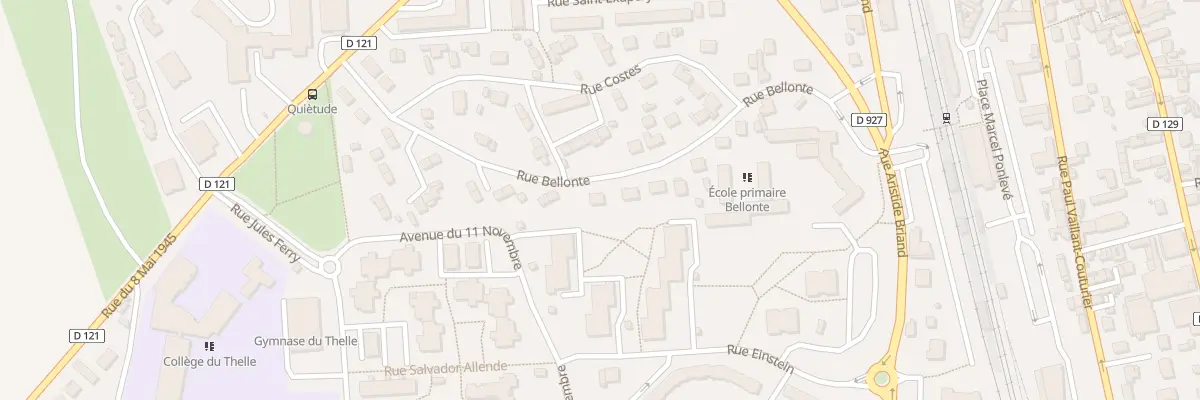 Plan du 17 Rue Bellonte à Méru