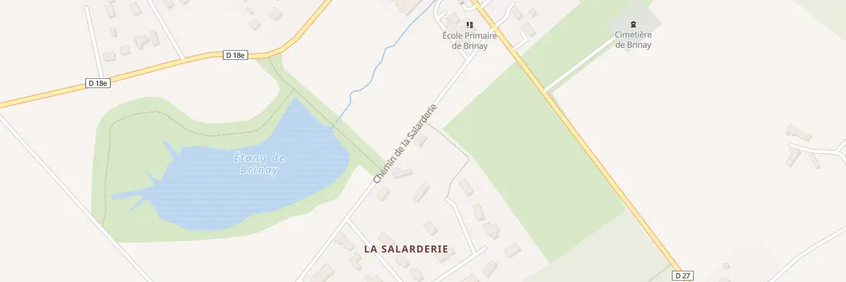 Plan du 5 La Salarderie à Brinay