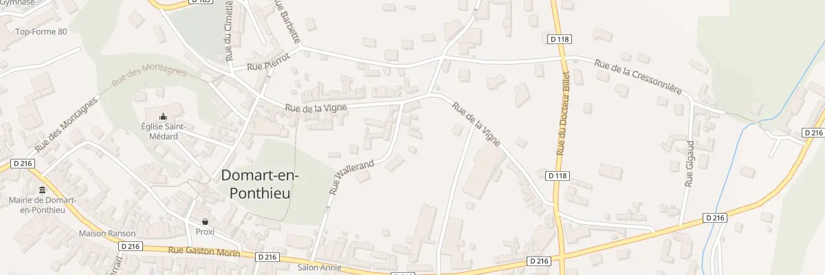 Plan du 14 Rue Wallerand à Domart-en-Ponthieu