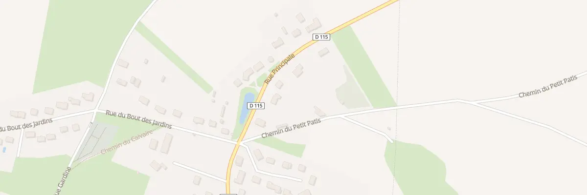 Plan du 5979 Rue Principale au Coudray-sur-Thelle