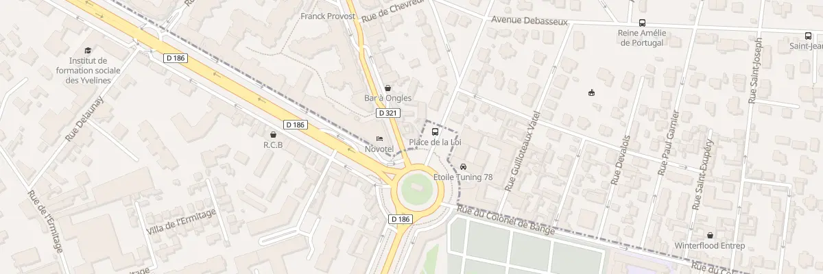 Plan du 7 Pl de la Loi au Chesnay-Rocquencourt
