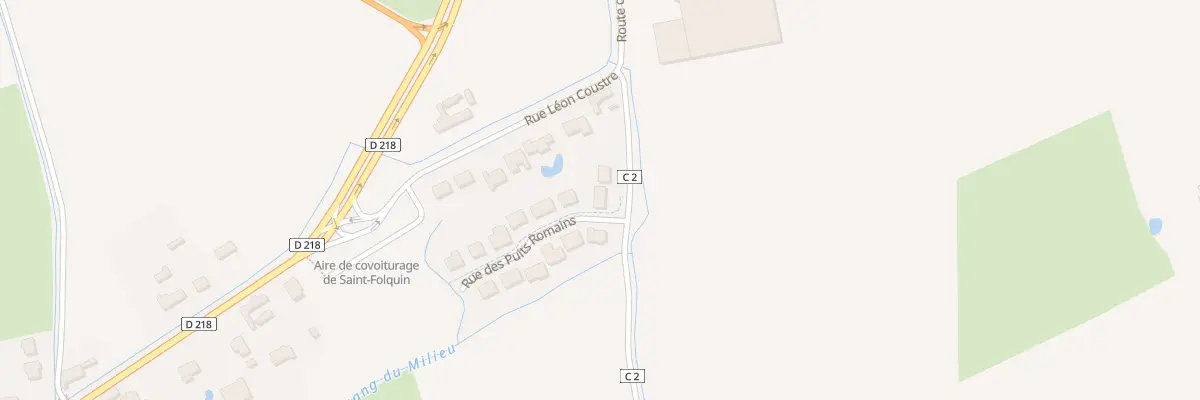 Plan du 778 Rue du Gibet à Saint-Folquin