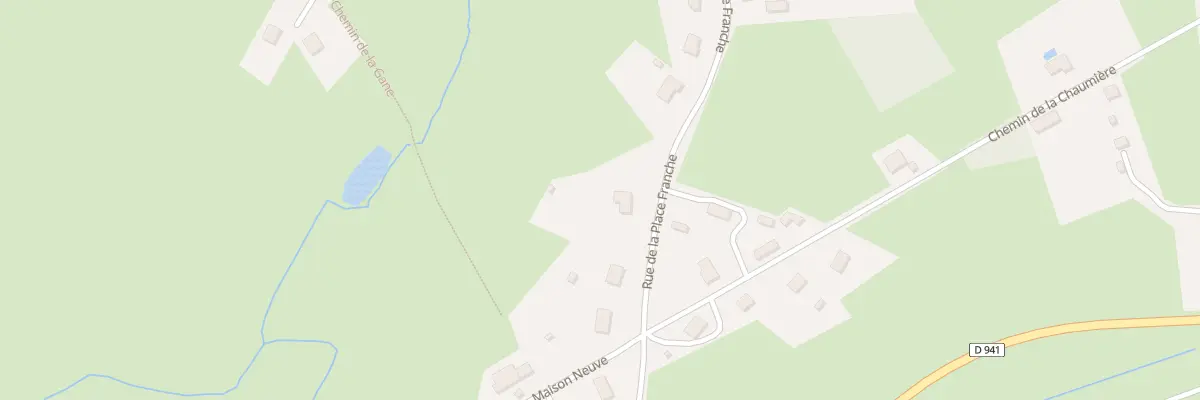 Plan du 24 Rue de La Place Franche à Blessac