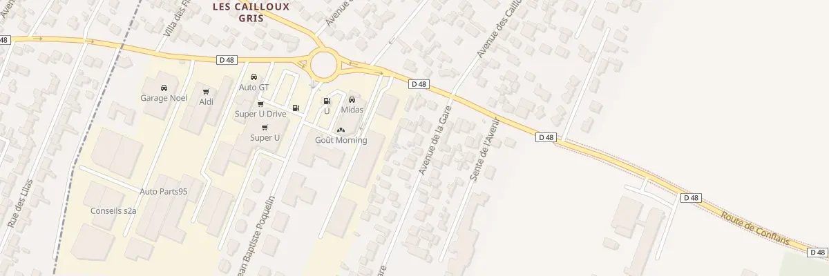Plan du 6 Av de la Gare à Herblay-sur-Seine