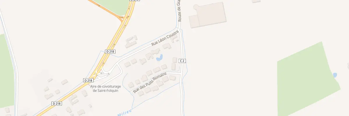 Plan du 796 Rue du Gibet à Saint-Folquin