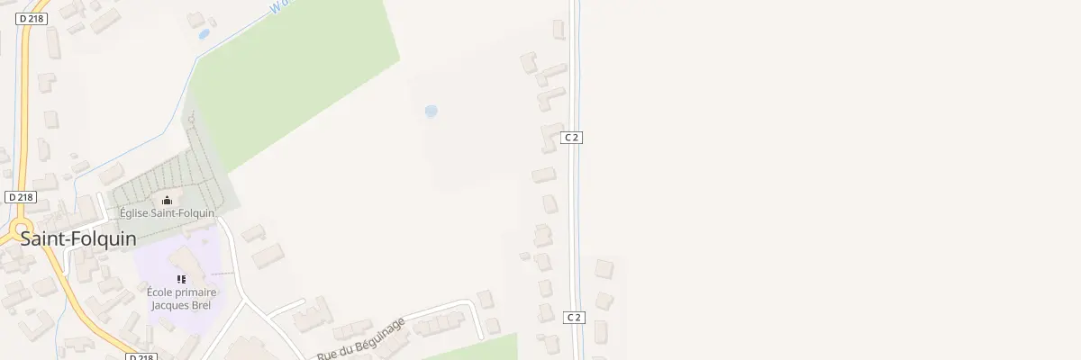 Plan du 398 Rue du Gibet à Saint-Folquin
