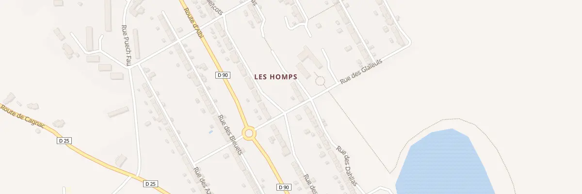 Plan du 58 Rue des Dalhias à Cagnac-les-Mines