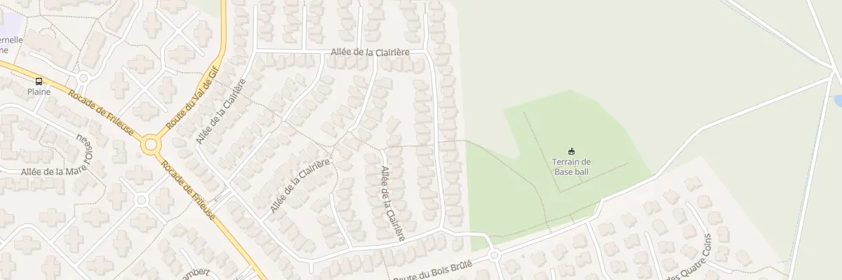 Plan du 114 All de la Clairiere à Gif-sur-Yvette