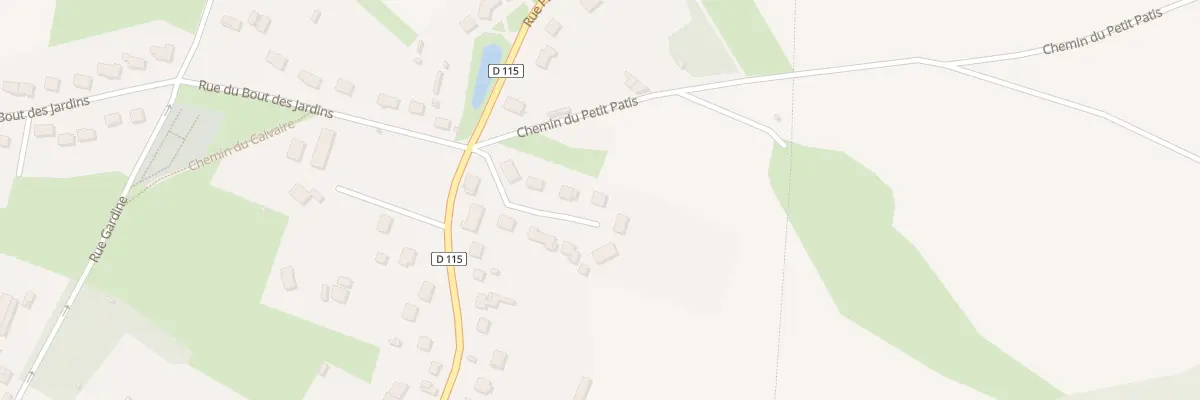 Plan du 119 Rue du Pâtis au Coudray-sur-Thelle