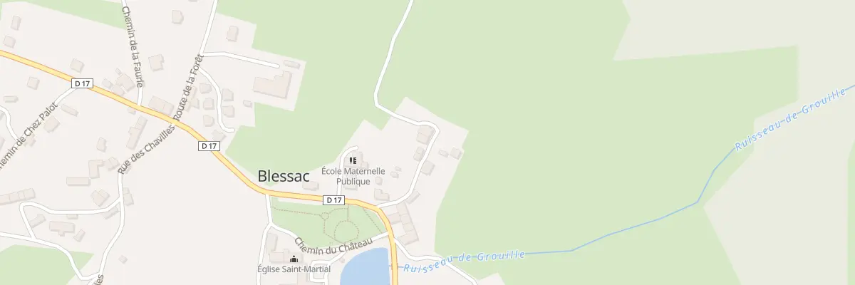 Plan du 11 Chem du Petit Blessac à Blessac