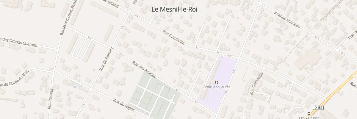 Plan du 27 Rue Gambetta au Mesnil-le-Roi