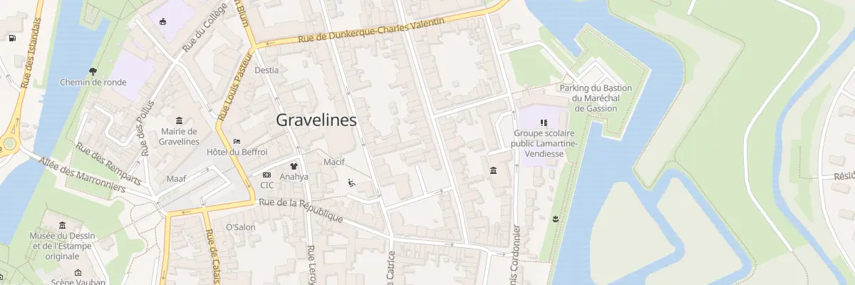 Plan du 40 Rue Carnot à Gravelines