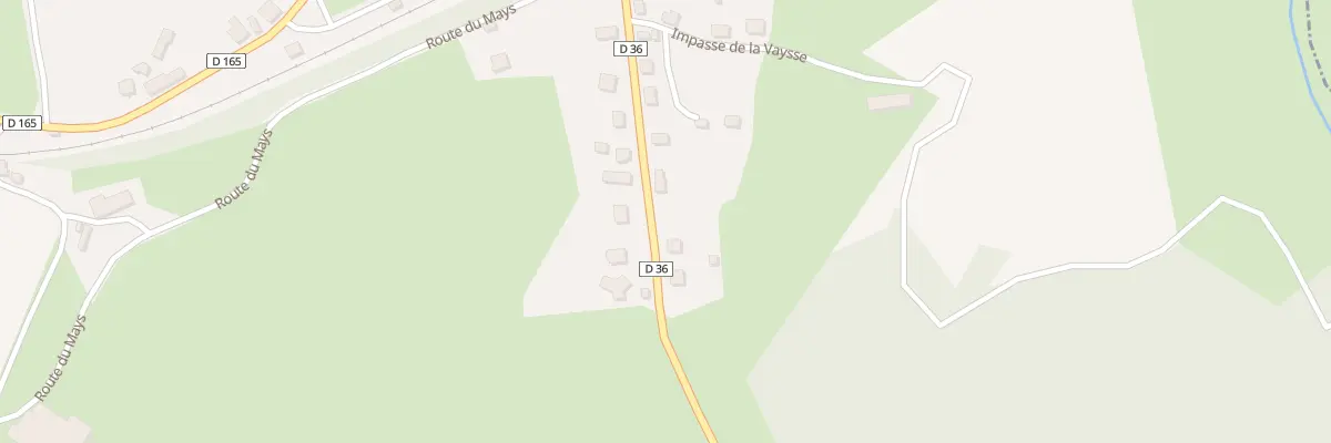 Plan du 23 Rue de la Croix du Peuch à Maussac