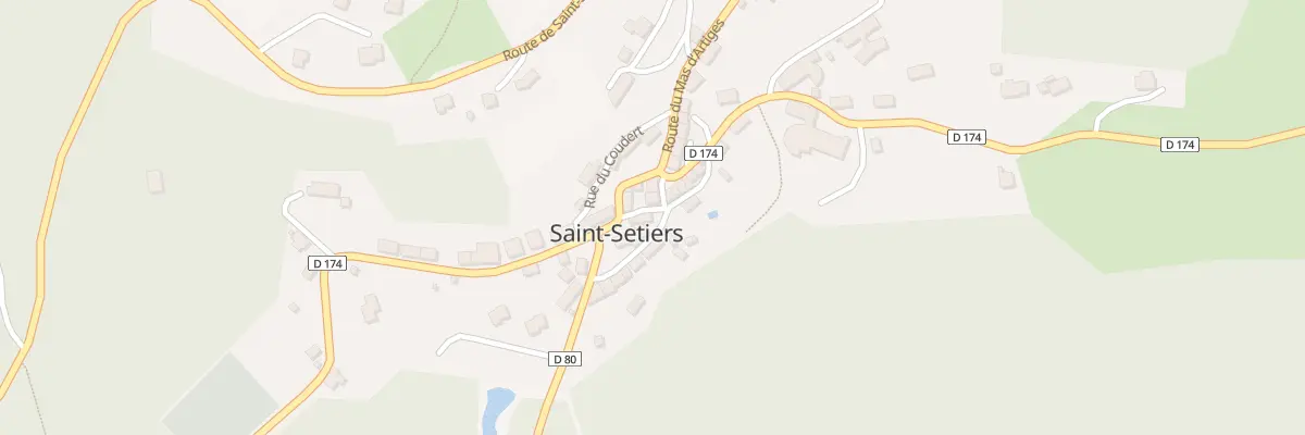 Plan du 5038 Le Bourg à Saint-Setiers