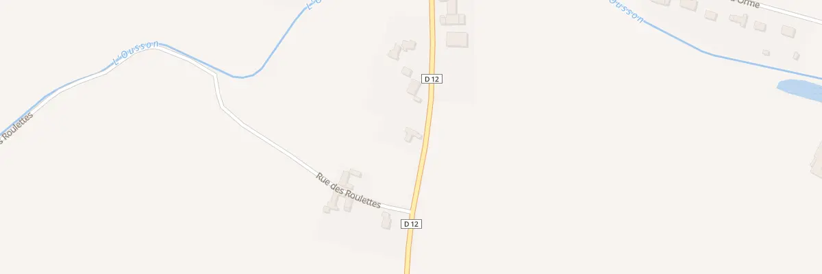Plan du 52 Rte de Villiers à Férolles