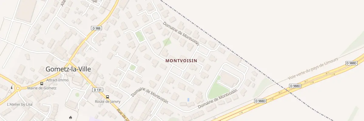Plan du 56 Dom de Montvoisin à Gometz-la-Ville