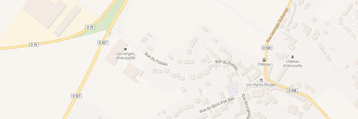 Plan du 20 Rue du Poteau à Hérouville-en-Vexin