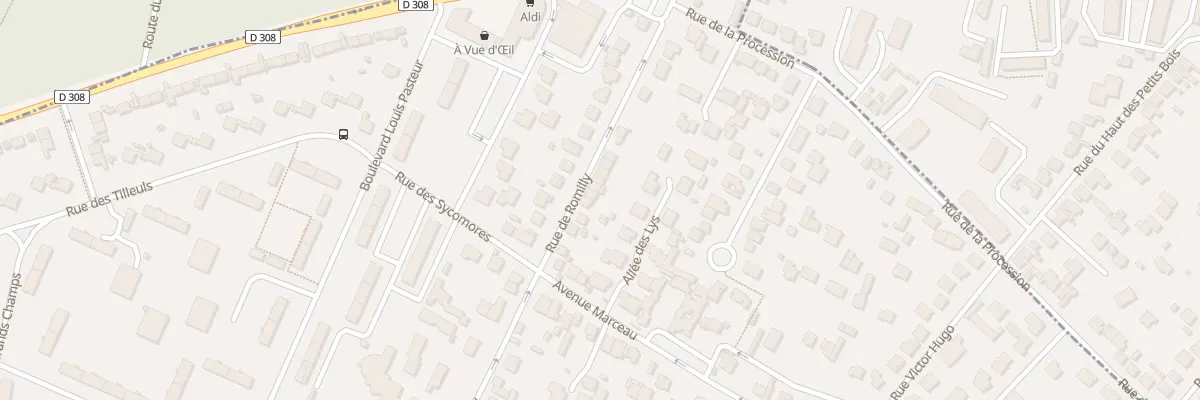 Plan du 44 Rue de Romilly au Mesnil-le-Roi