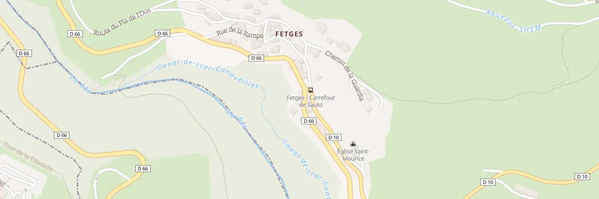 Plan du 9003 Fetges à Sauto