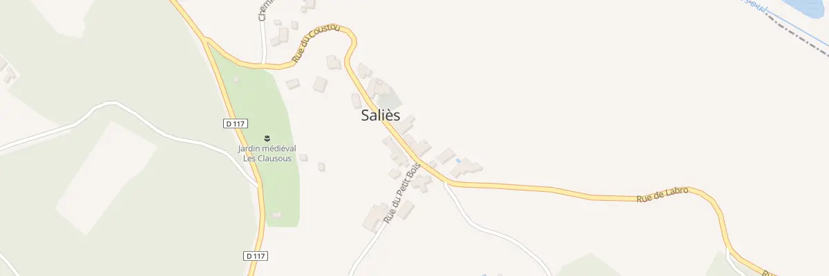 Plan du 46 Rue du Coustou à Saliès
