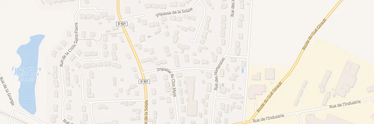Plan du 5 Imp des Lilas à Saint-Denis-de-l’Hôtel