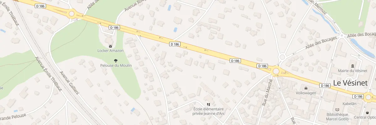 Plan du 93 Bd Carnot au Vésinet