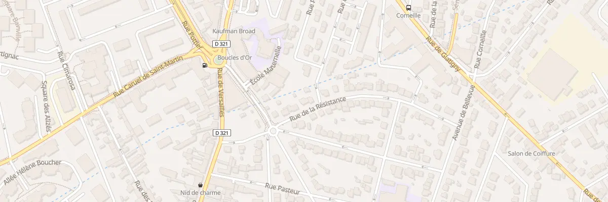 Plan du 9 Rue de la Résistance au Chesnay-Rocquencourt