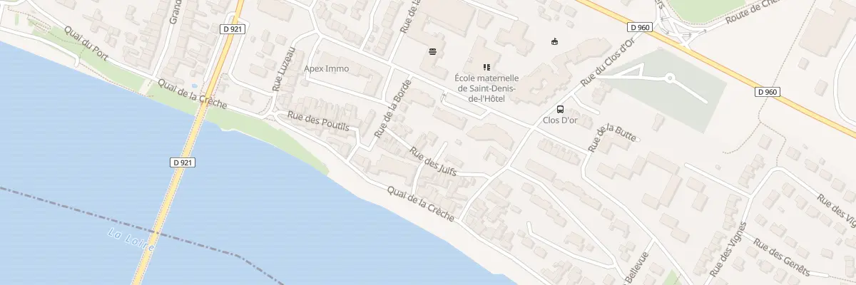 Plan du 12 Rue des Juifs à Saint-Denis-de-l’Hôtel