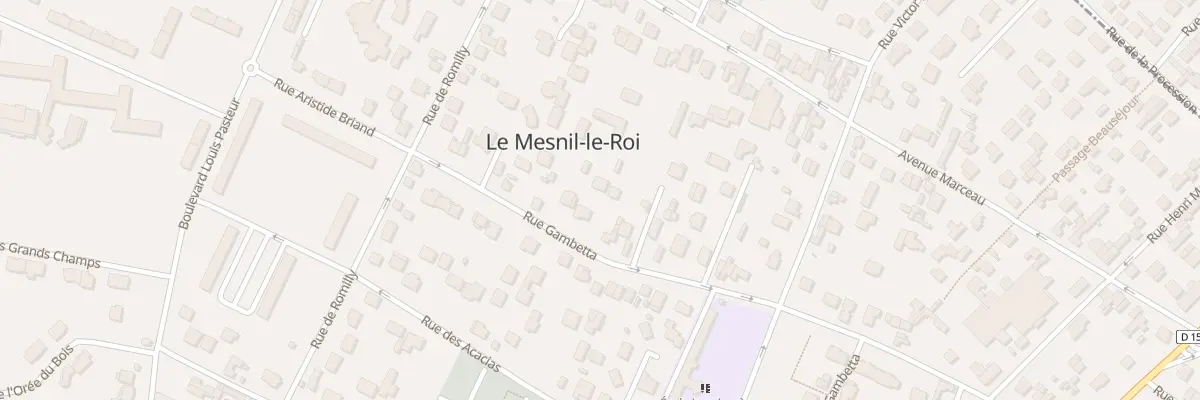 Plan du 82B Rue Gambetta au Mesnil-le-Roi