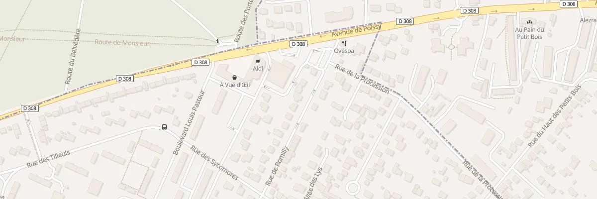 Plan du 71 Rue de Romilly au Mesnil-le-Roi