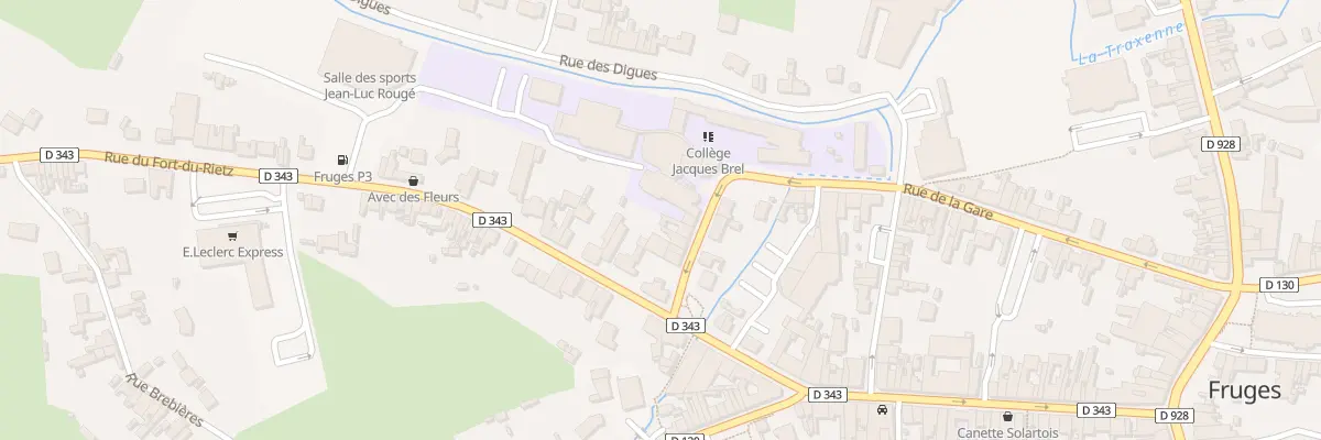 Plan du 40 Rue de la Gare à Fruges