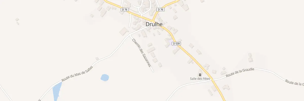 Plan du 5214 Les Gazanes à Drulhe